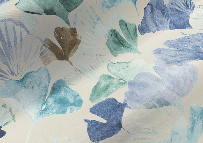 Palm Beach Faux Silk, Cool Water - Made to Measure Curtain - Image 4